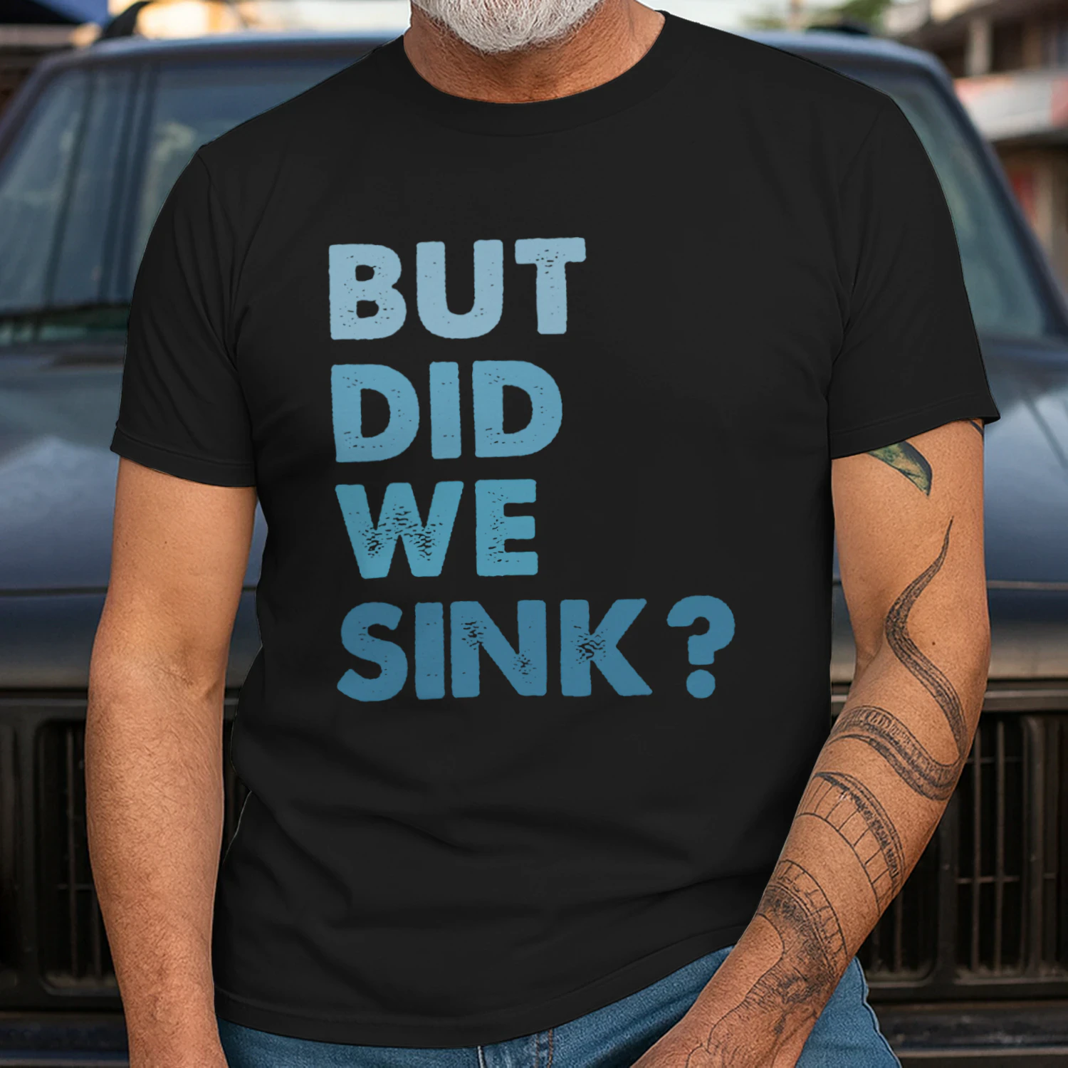 But Did We Sink? Funny Boating T-Shirt – Lake Life Humor Tee