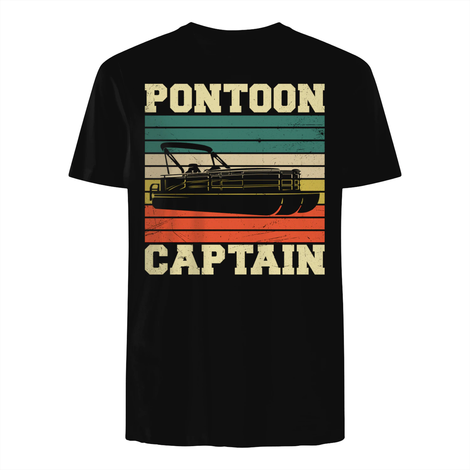 Pontoon Captain T-Shirt – Funny Retro Boating Gift for Pontoon Boat Lovers