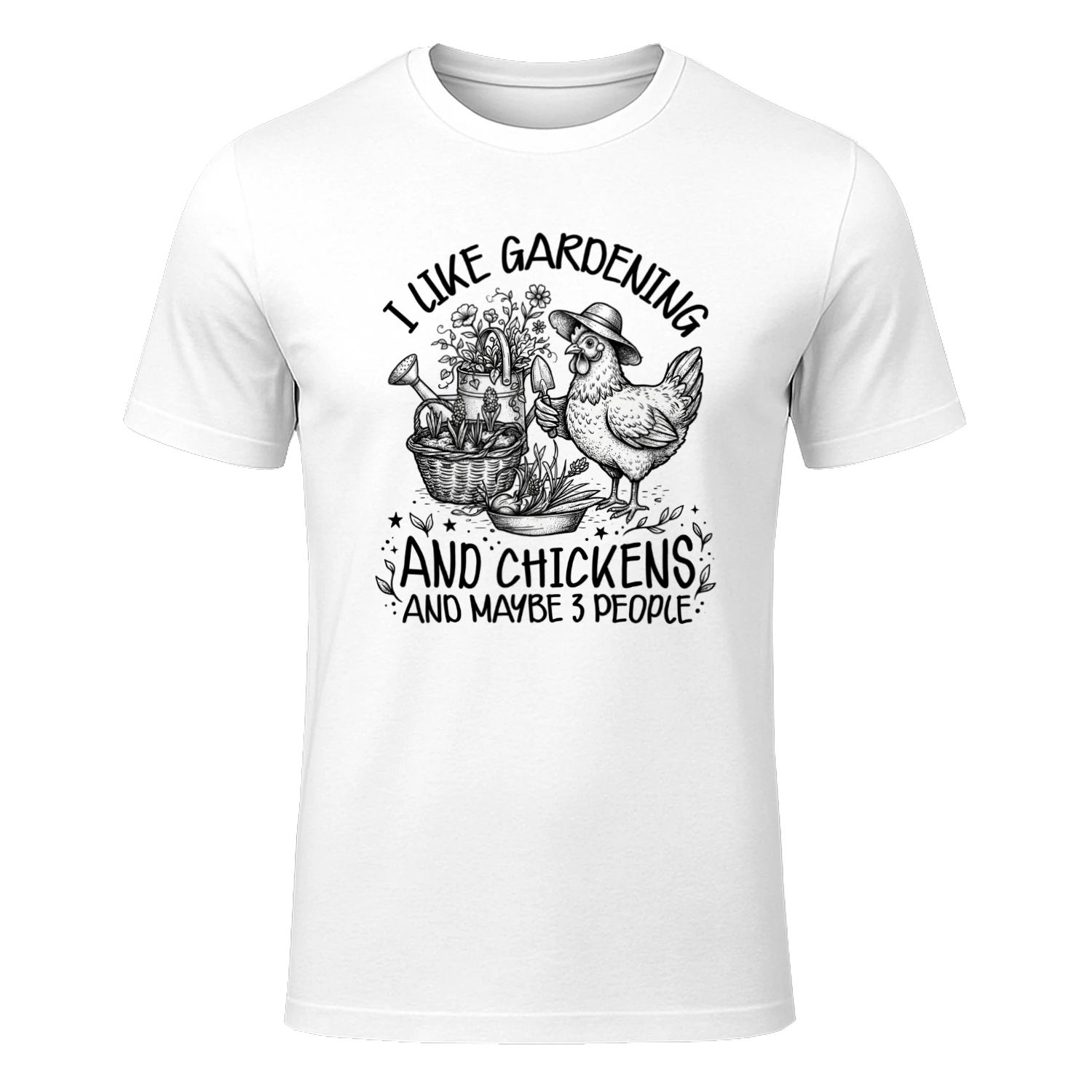 i like Gardening and Chickens And Maybe 3 people