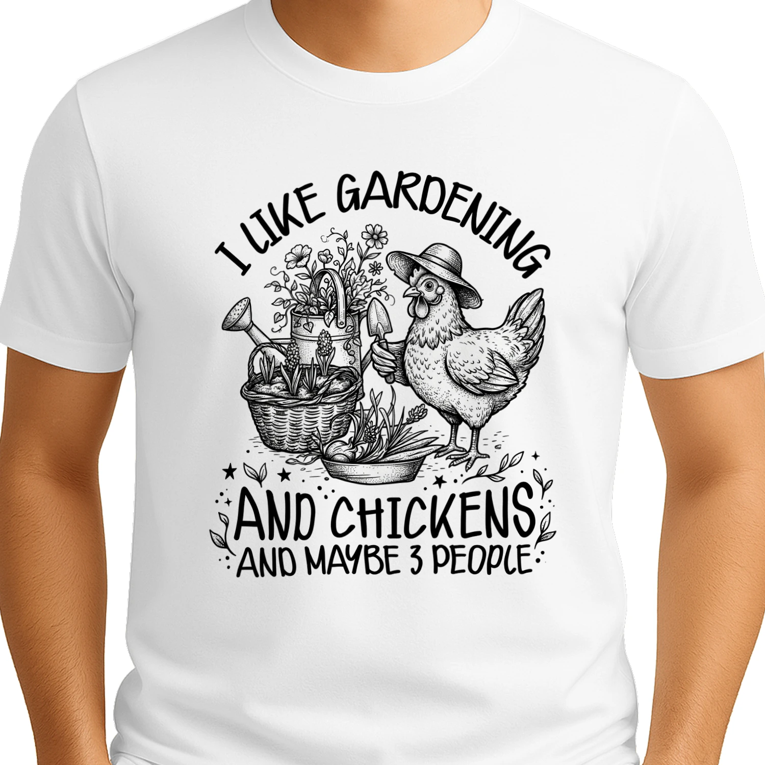 i like Gardening and Chickens And Maybe 3 people