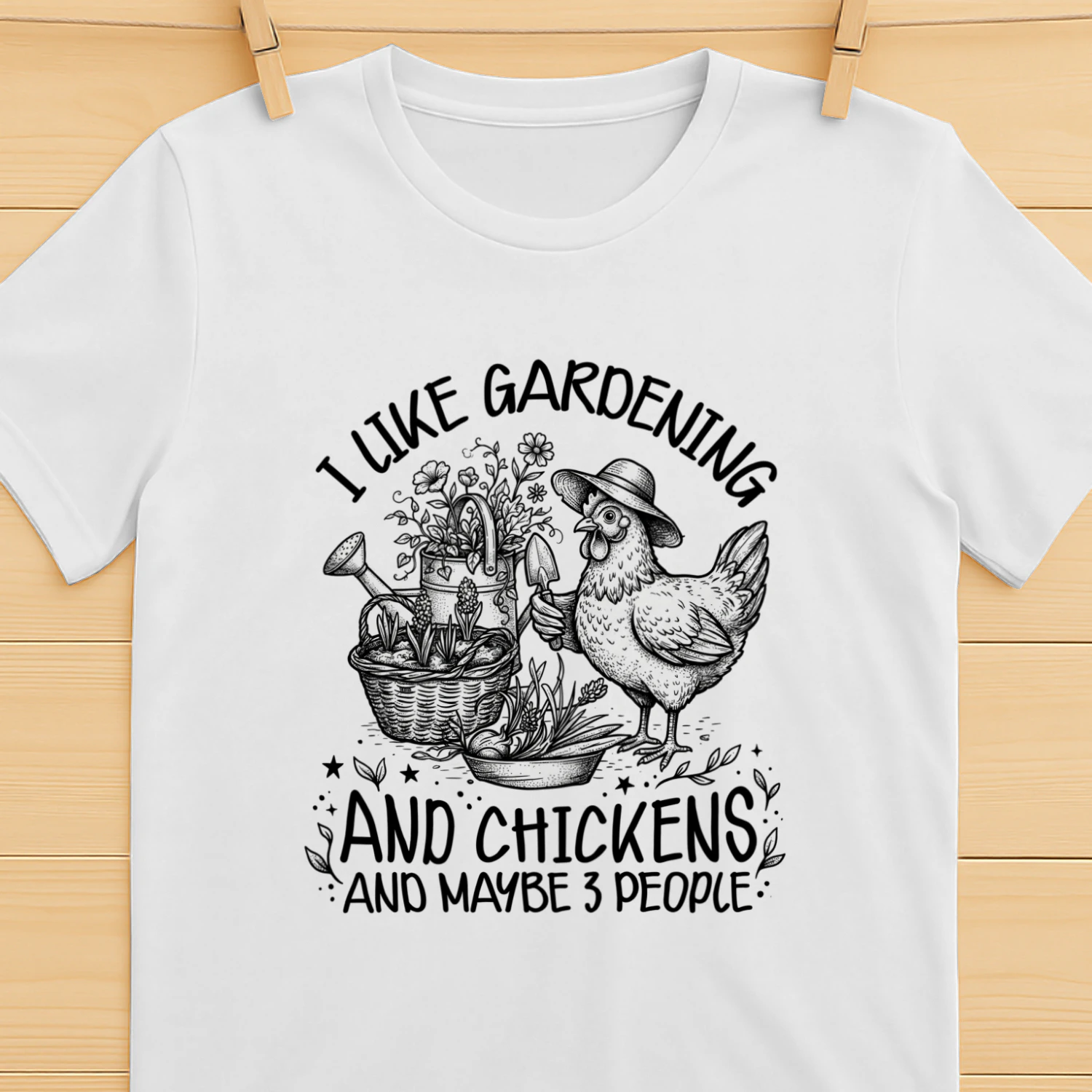 i like Gardening and Chickens And Maybe 3 people