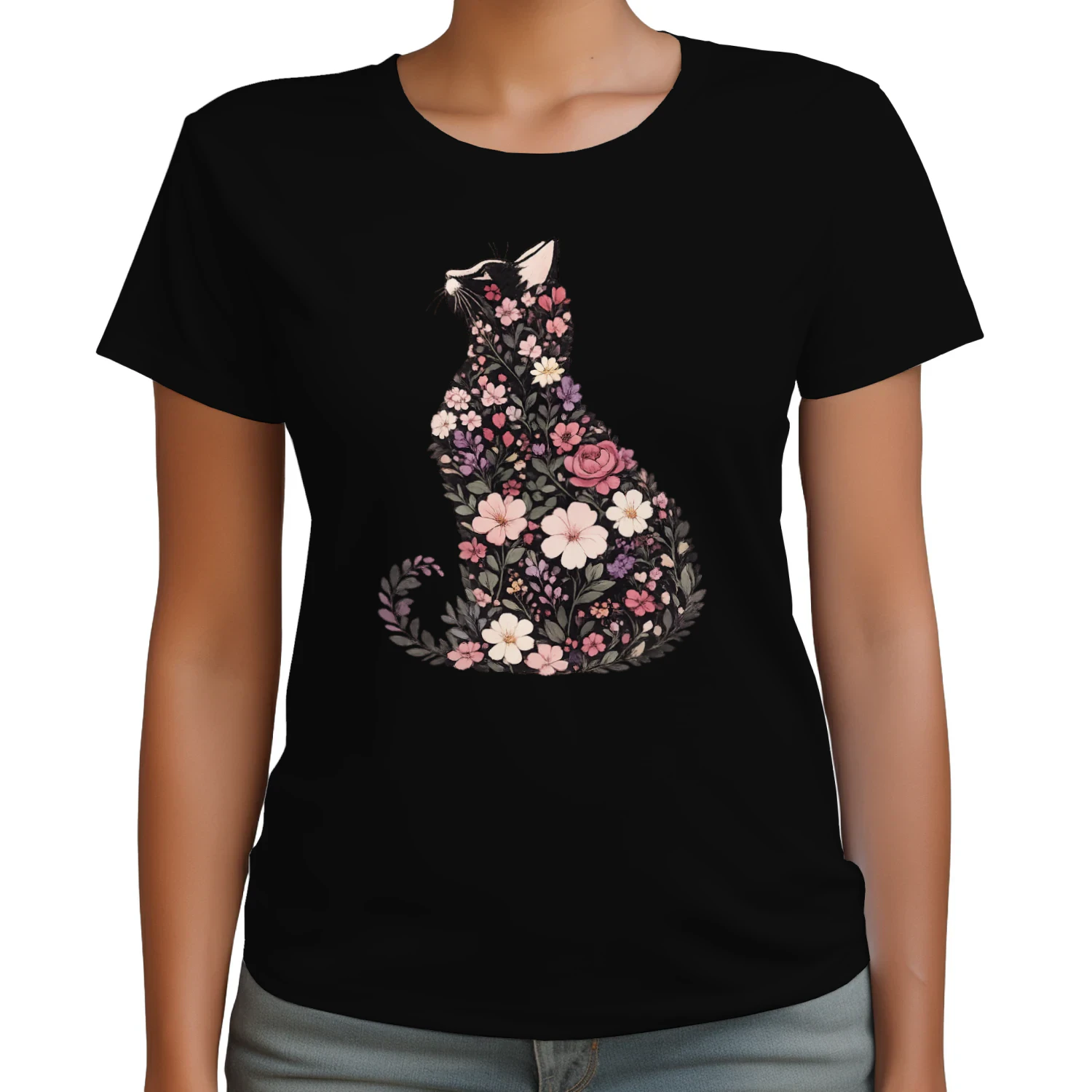 Féline en fleurs 🌸🐾