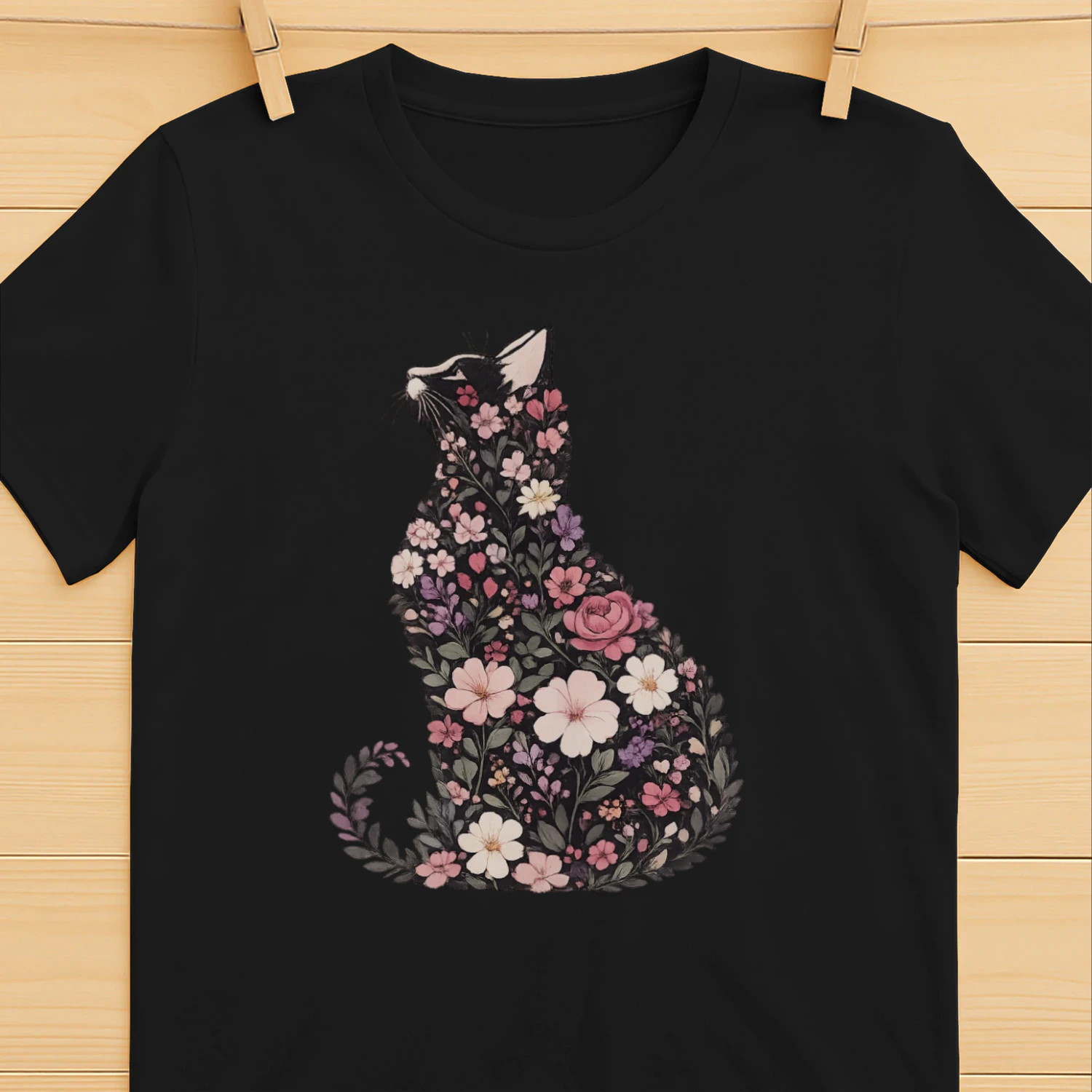 Féline en fleurs 🌸🐾