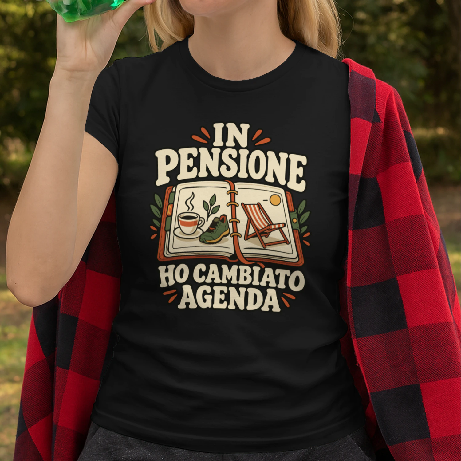 Maglietta Pensionamento Divertente – In Pensione Ho Cambiato Agenda