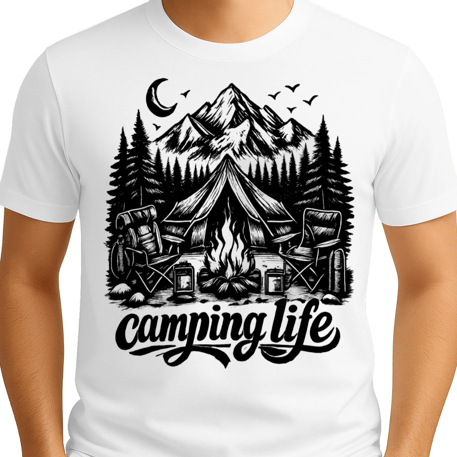 Outdoor Adventure Camping T-Shirt