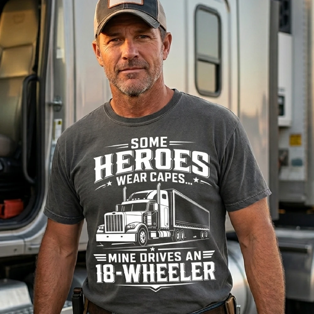 Proud Trucker Dad - Father's Day Special Edition T-Shirt