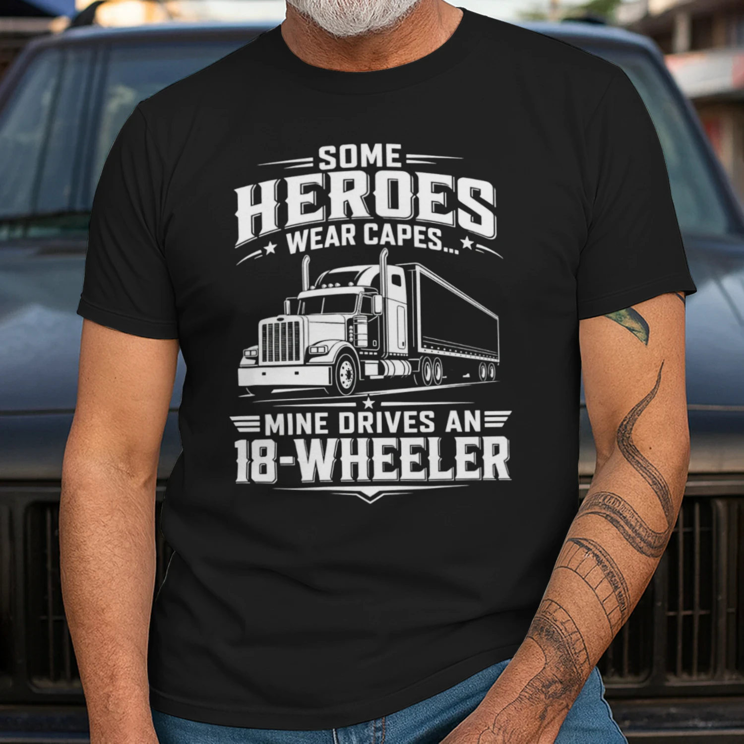 Proud Trucker Dad - Father's Day Special Edition T-Shirt