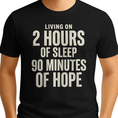 Living On 2 Hours Of Sleep And 90 Minutes Of Hope Football Fan