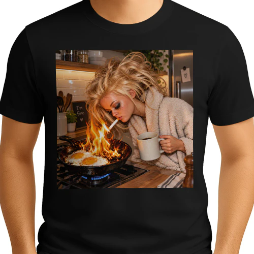 I’m Fine… Everything Is Fine – Funny Kitchen Chaos Graphic