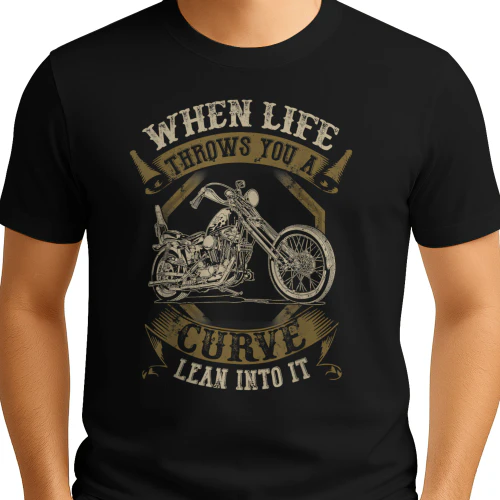 Vintage Biker Club Tee Funny Motorcycle