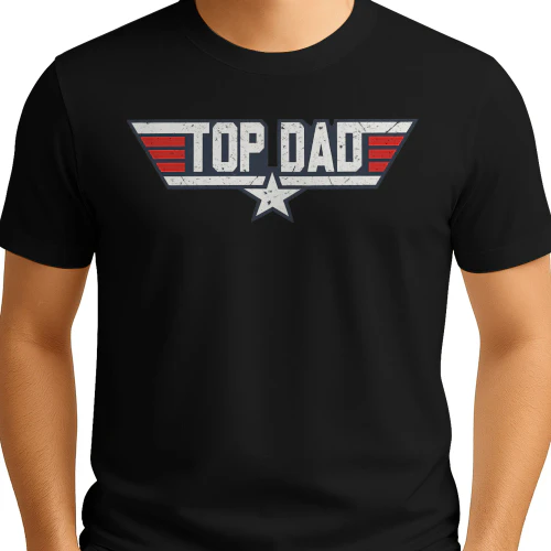 Top Dad Vintage Patriotic Father's Day