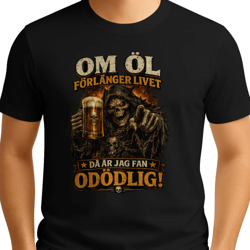 En Öl Om Dagen Håller Döden Borta