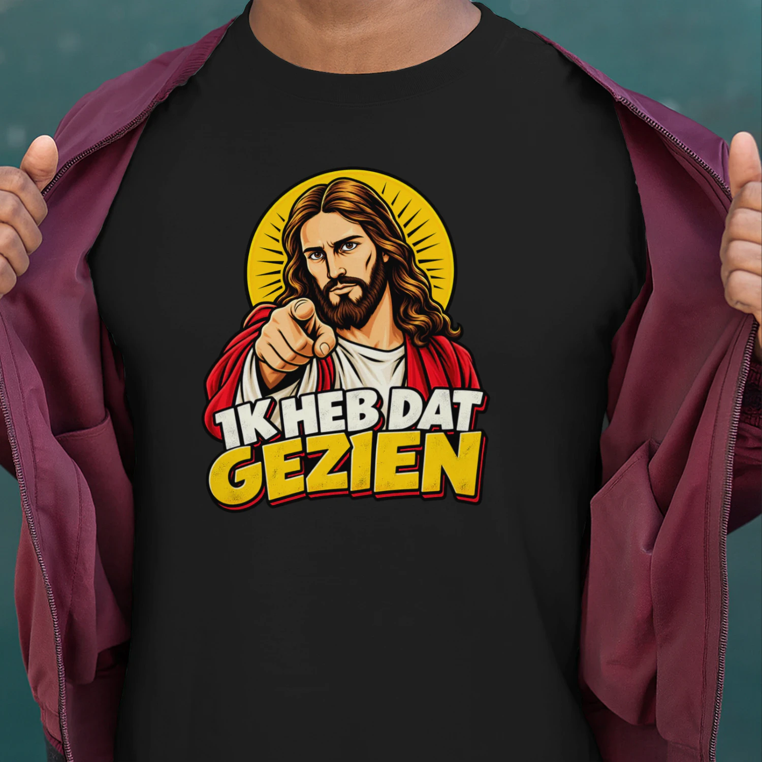Ik Heb Dat Gezien – Grappig Jezus Design _ Dutch Humor ✝️🔥