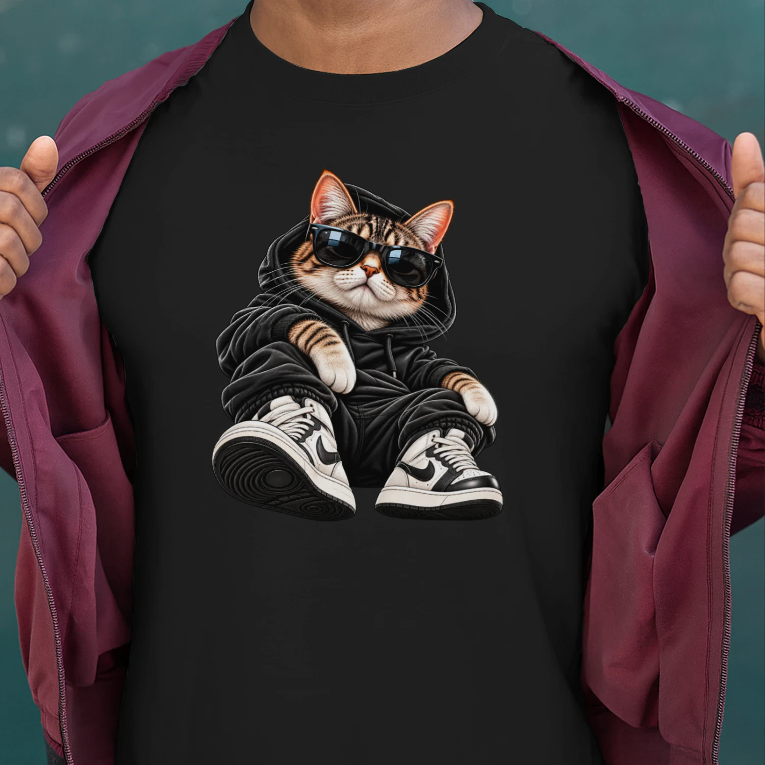 Grumpy Cat Club – Funny Vintage Streetwear Graphic
