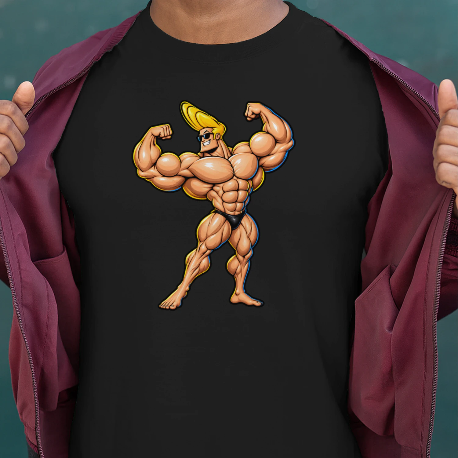 Muscle Legend – Funny Bodybuilder Gym Graphic 💪🔥
