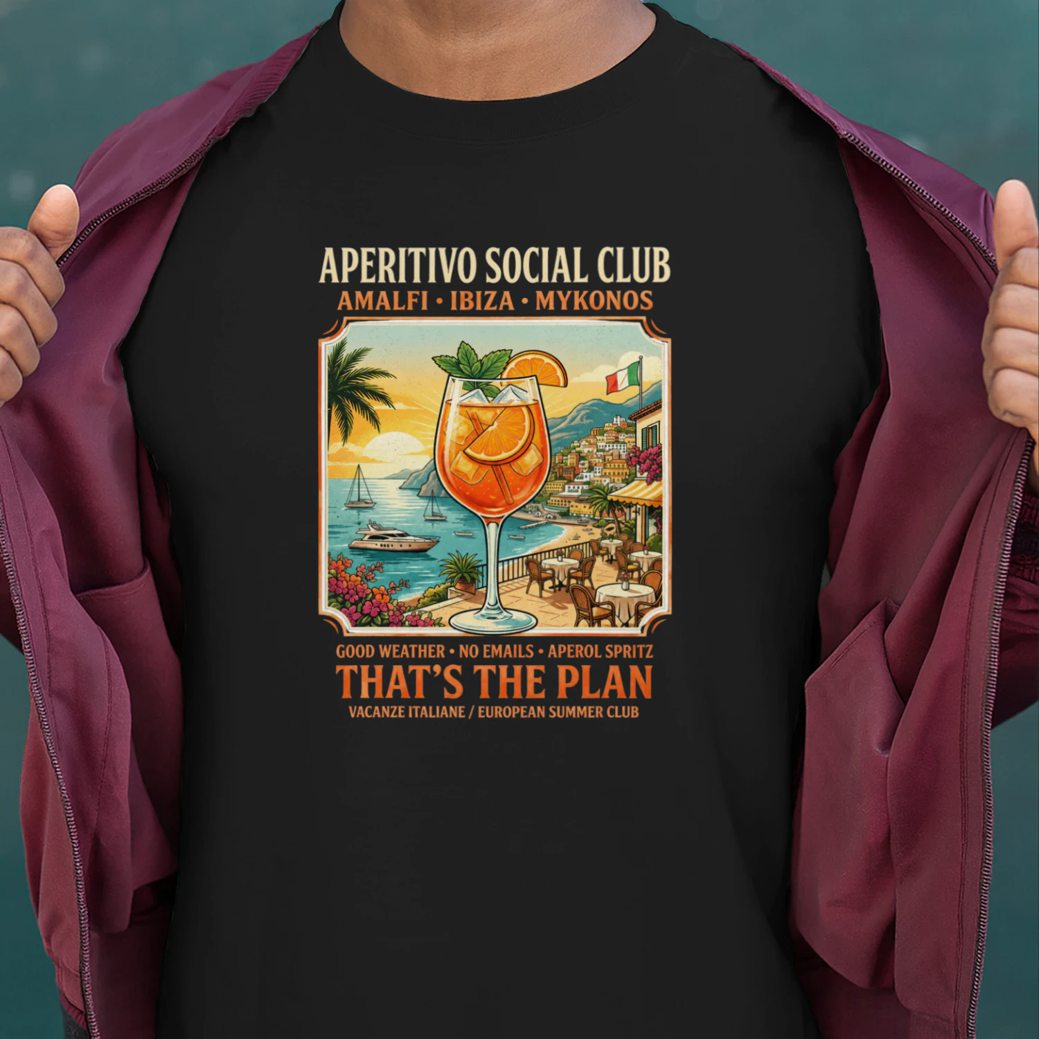 Good Weather No Emails Aperol Spritz – European Summer Club 🍹☀️