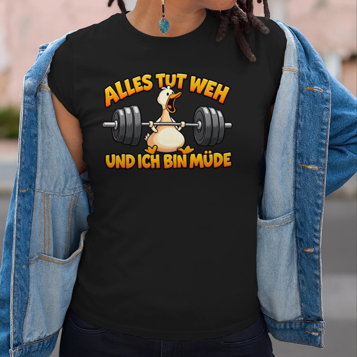 Alles Tut Weh Und Ich Bin Müde – Lustige Gym-Ente _ Fitness Humor Geschenk