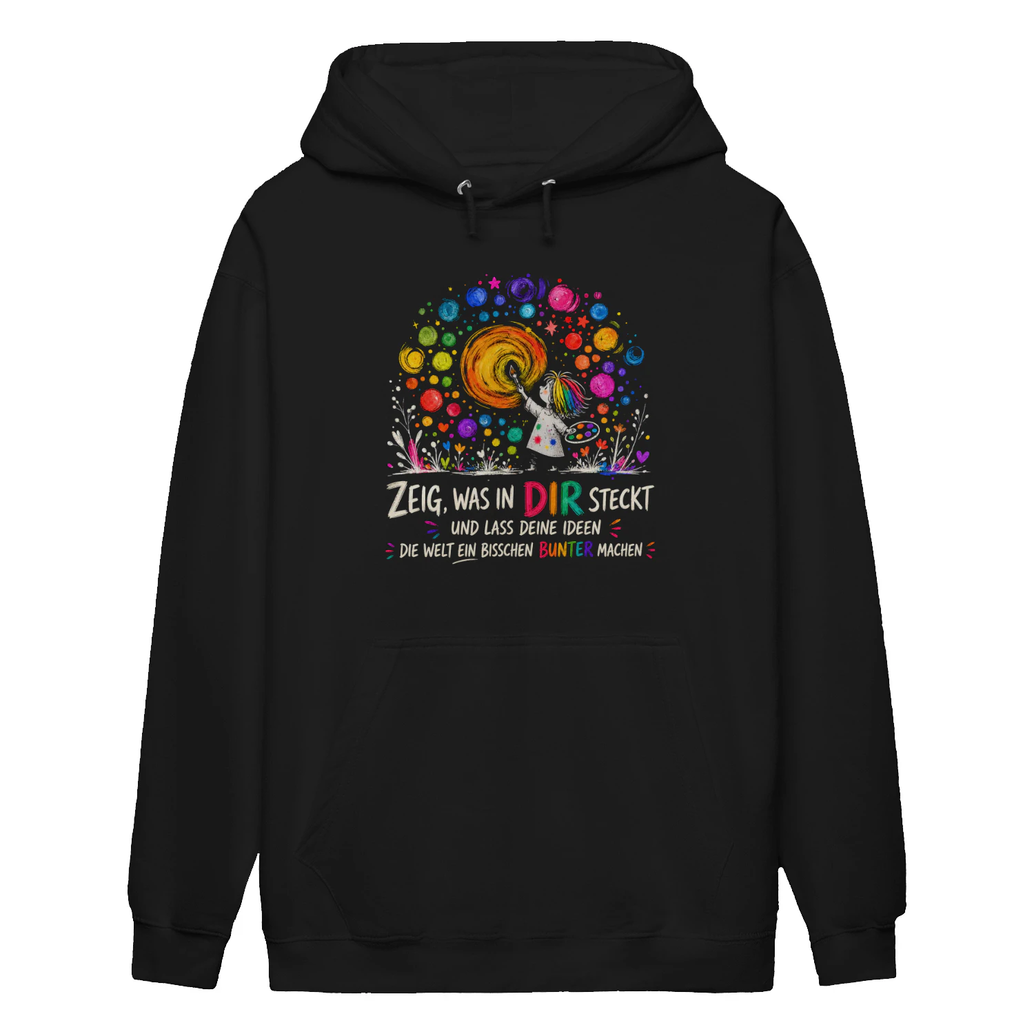 Zeig, was in dir steckt – Kreativer Hoodie
