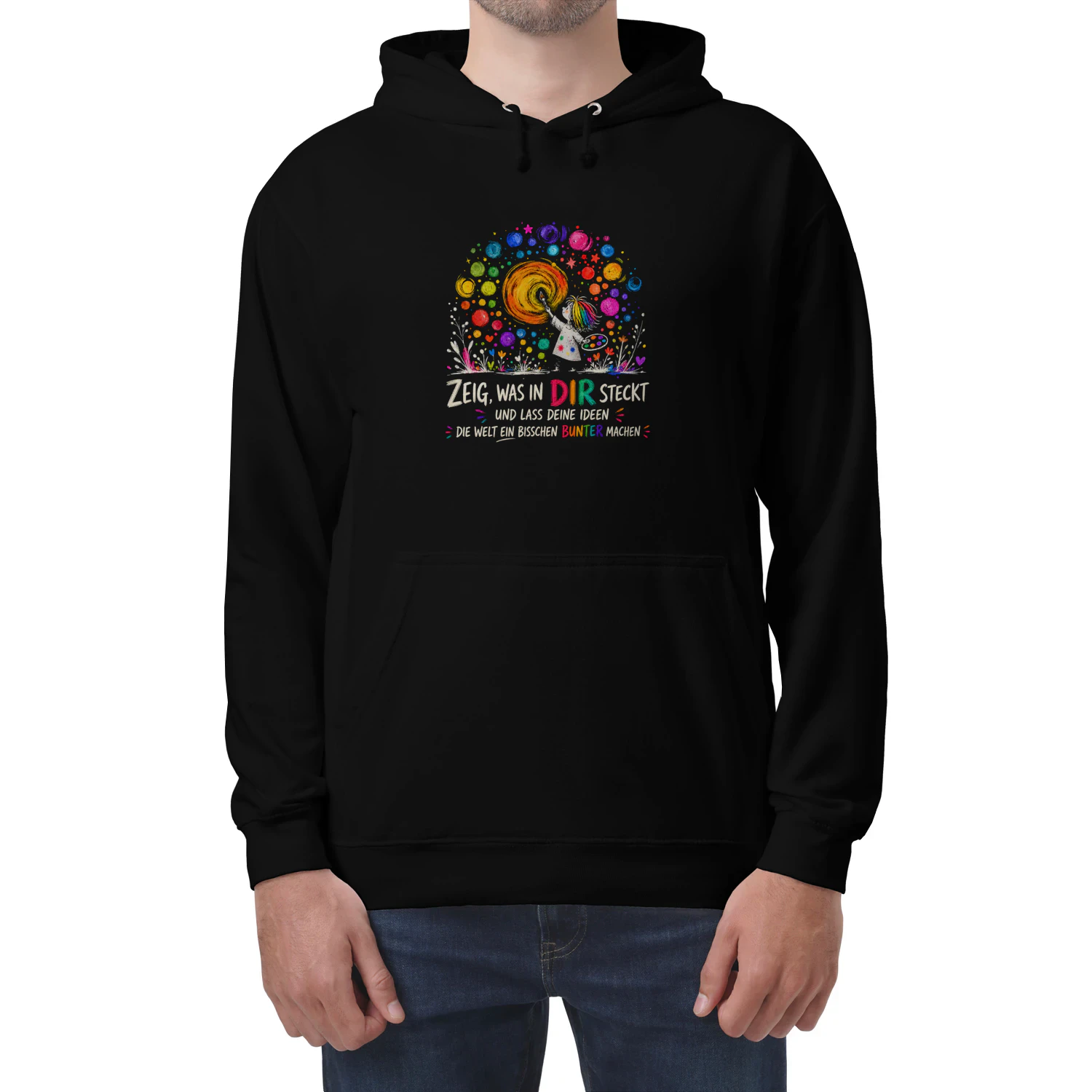 Zeig, was in dir steckt – Kreativer Hoodie