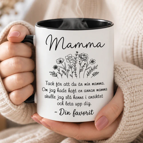 Tack för att du är min mamma.