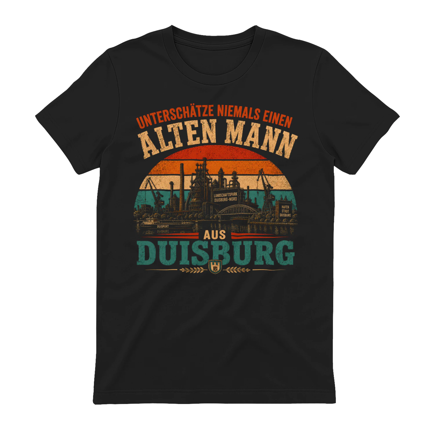 UNTERSCHÄTZE NIEMALS EINEN  ALTEN MANN  AUS  DUISBURG