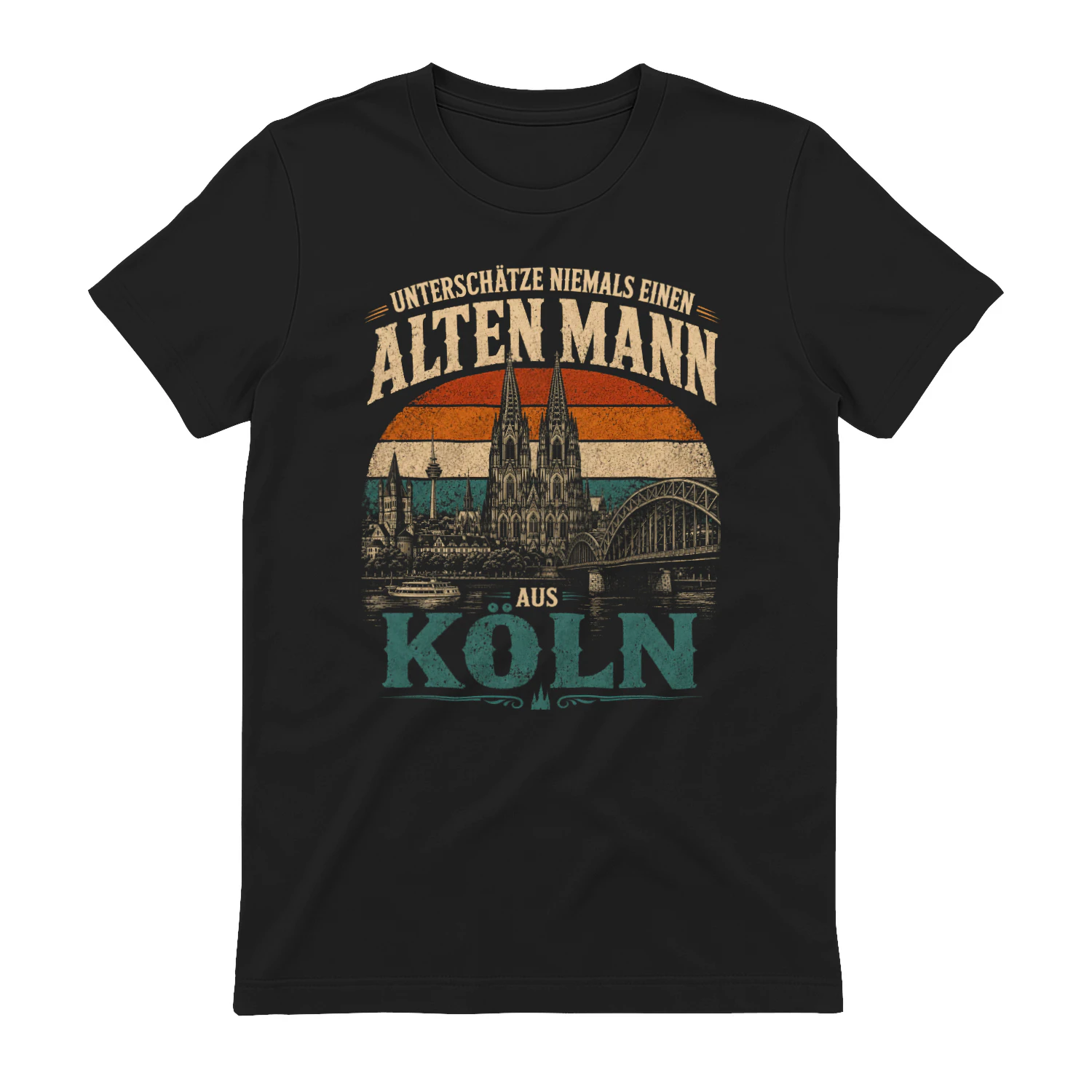 UNTERSCHÄTZE NIEMALS EINEN  ALTEN MANN  AUS  KÖLN