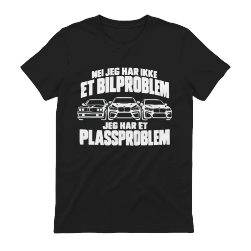 NV NEI, JEG HAR IKKE ET BILPROBLEM.  JEG HAR ET PLASSPROBLEM.
