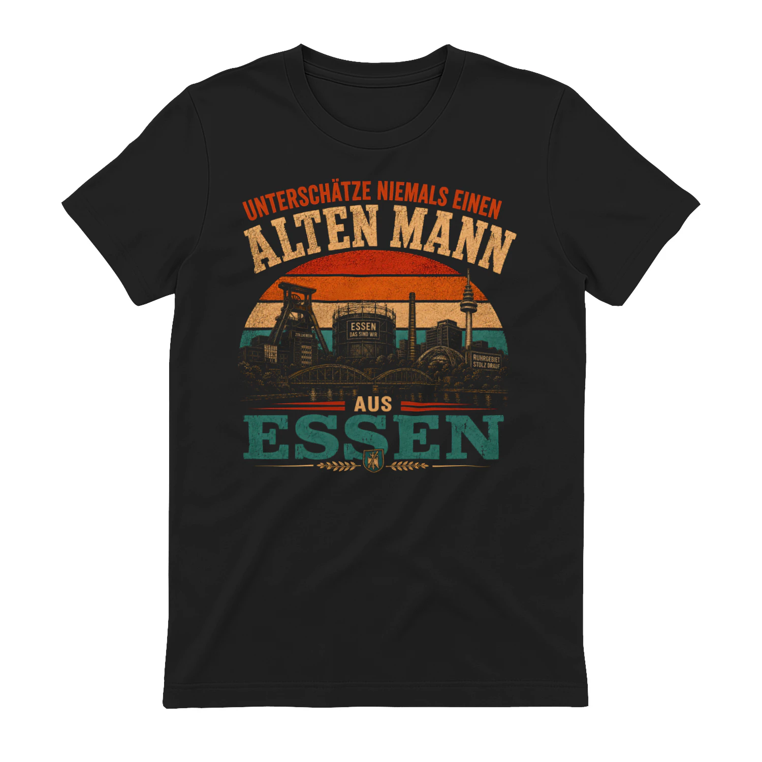 UNTERSCHÄTZE NIEMALS EINEN  ALTEN MANN  AUS  ESSEN