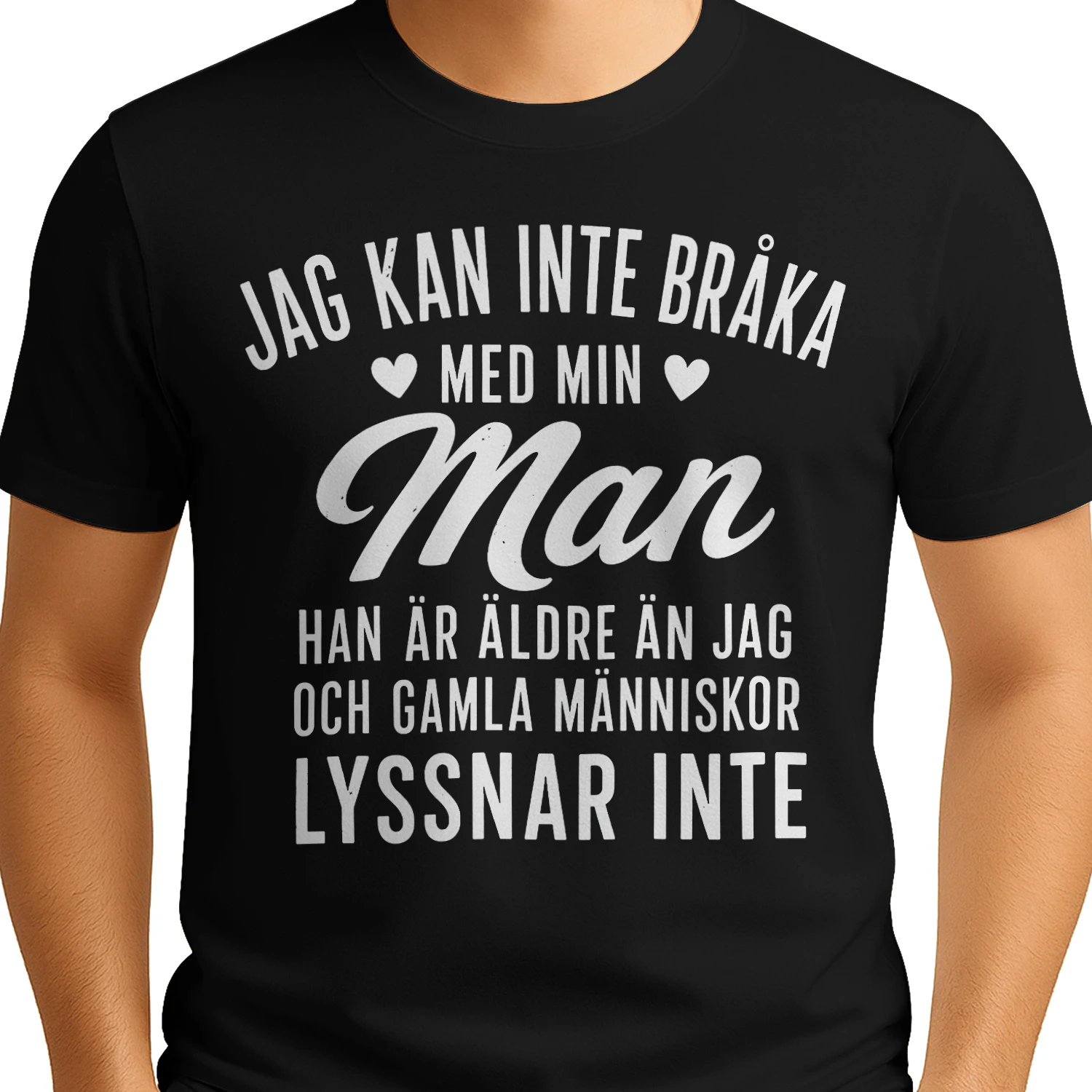 Jag kan inte bråka med min man. Han är äldre än jag och gamla människor lyssnar inte