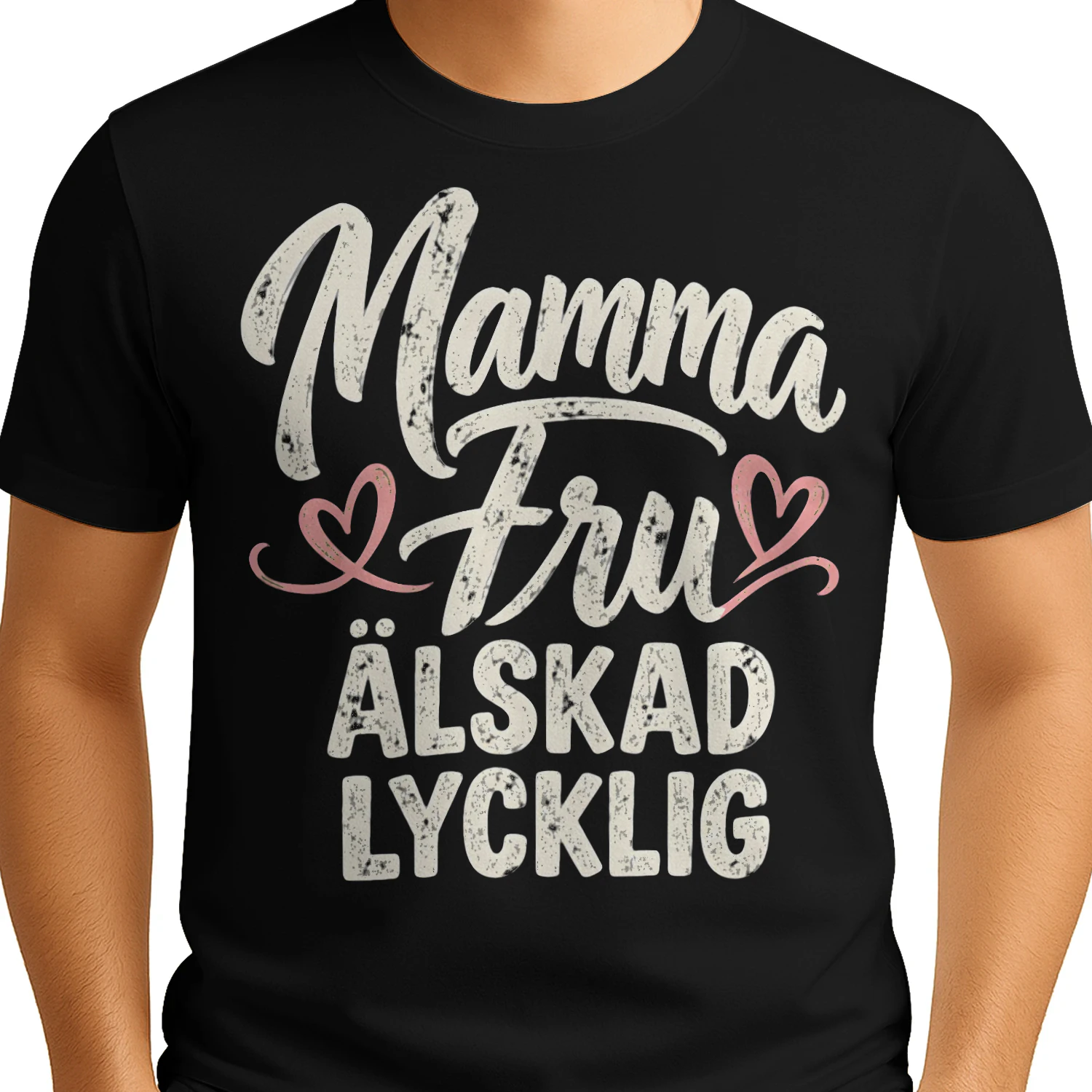 Mamma, Fru, Älskad, Lycklig – Rolig Familjepresent