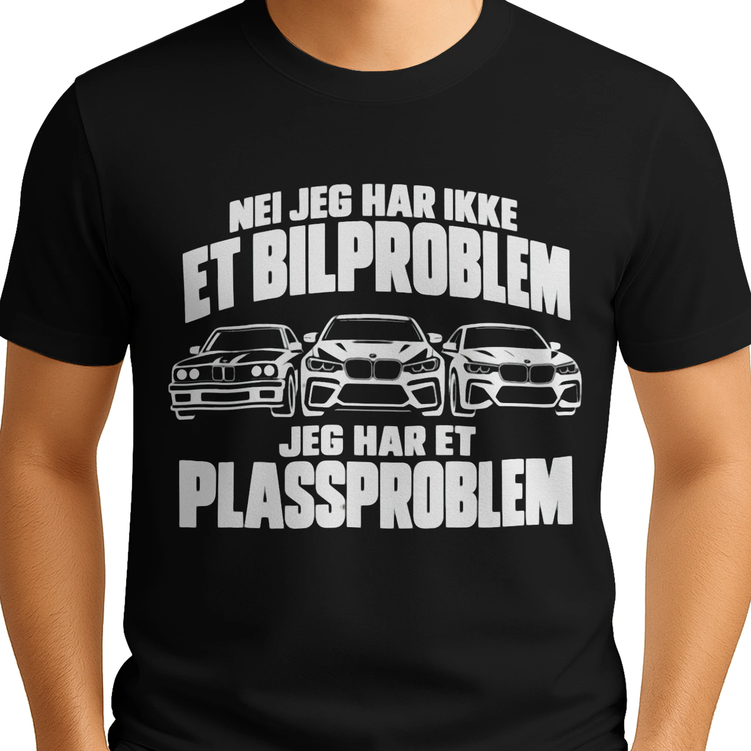 NEI, JEG HAR IKKE ET BILPROBLEM.  JEG HAR ET PLASSPROBLEM.