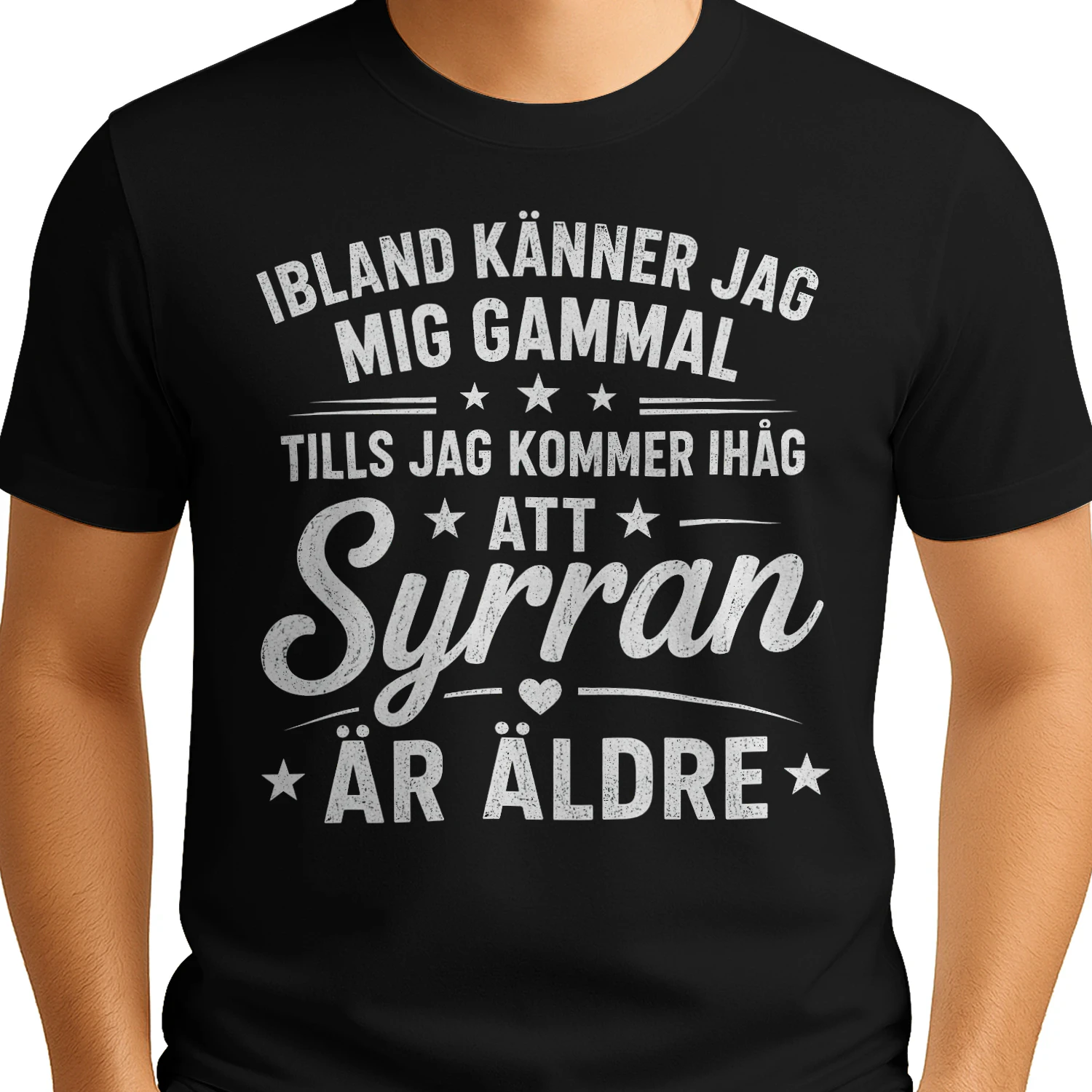 IBLAND KÄNNER JAG MIG GAMMAL TILLS JAG KOMMER IHÅG ATT SYRRAN ÄR ÄLDRE