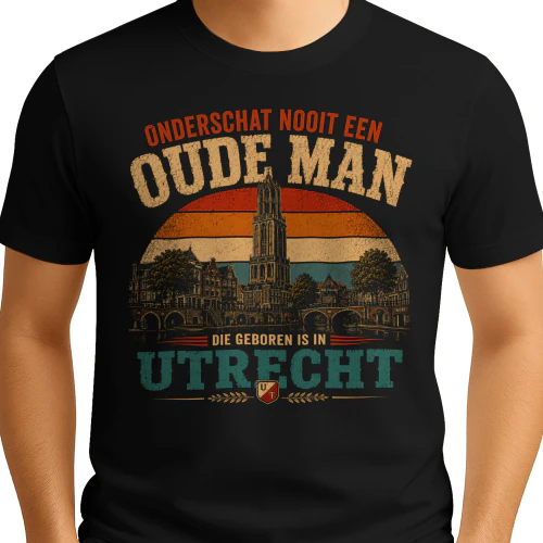 ONDERSCHAT NOOIT EEN  OUDE MAN  DIE GEBOREN IS IN  UTRECHT