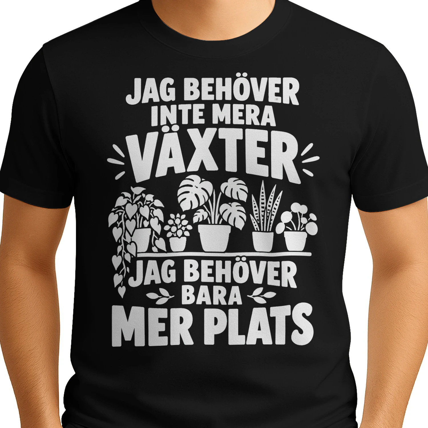 JAG BEHÖVER INTE MERA VÄXTER — JAG BEHÖVER BARA MER PLATS