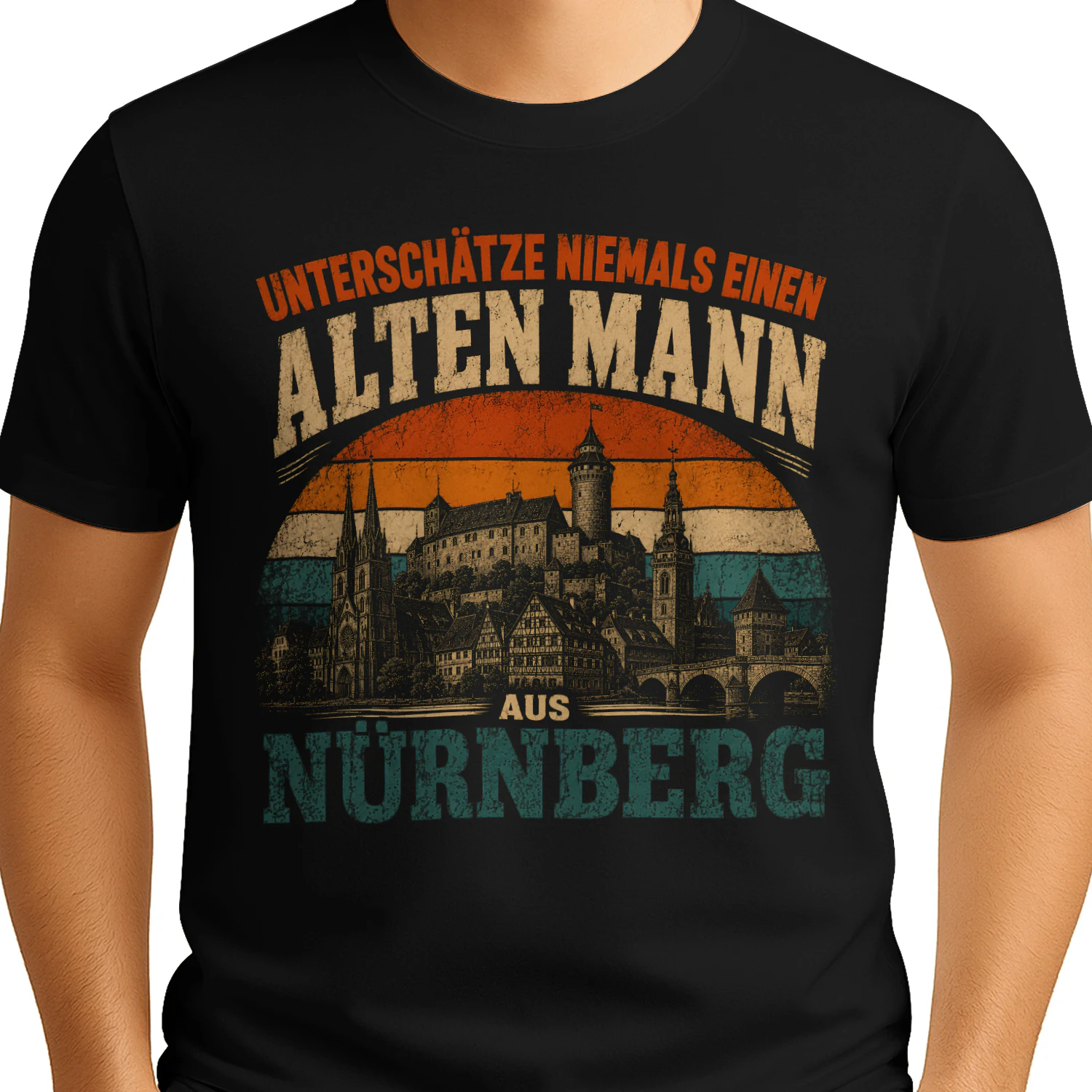 UNTERSCHÄTZE NIEMALS EINEN  ALTEN MANN  AUS  NÜRNBERG