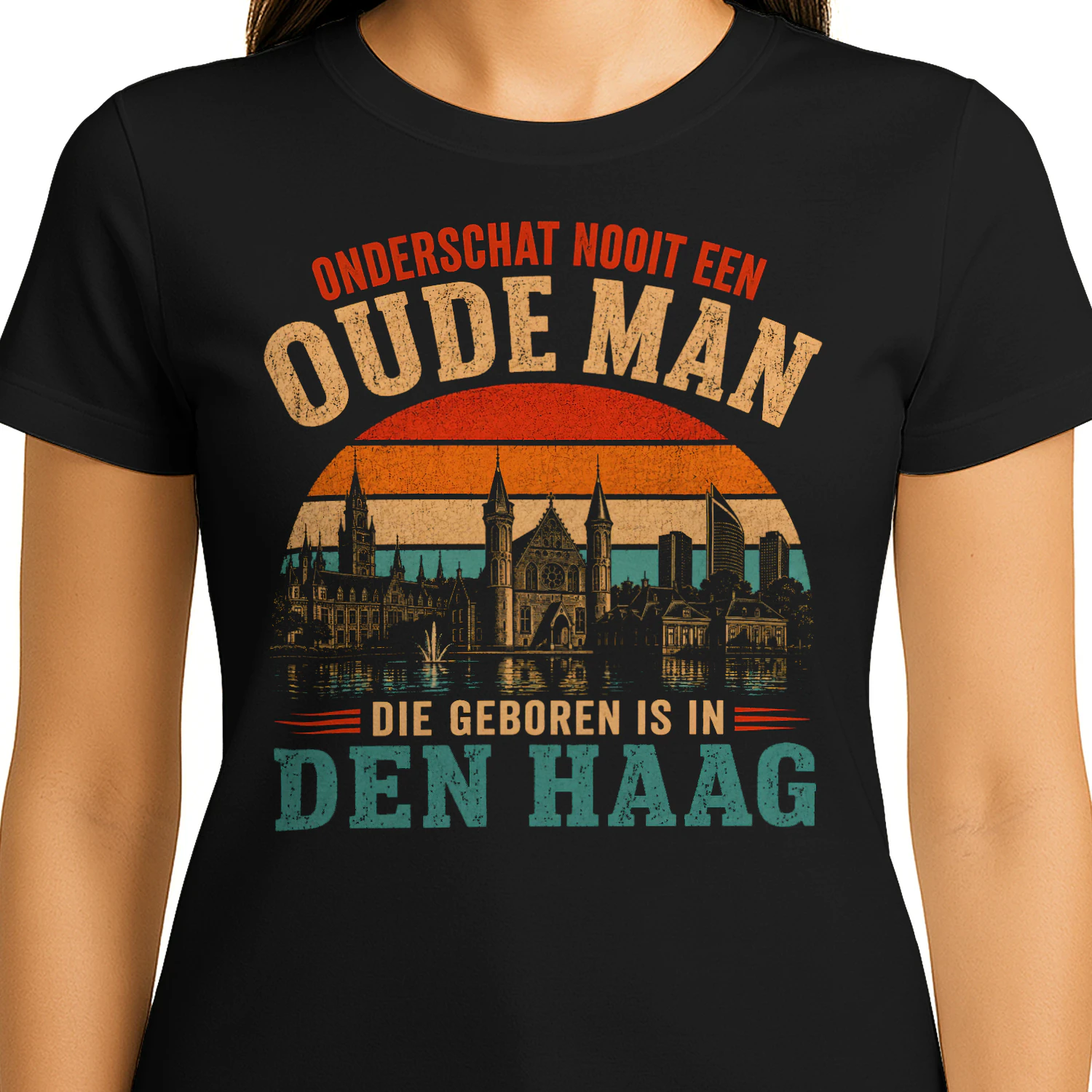 ONDERSCHAT NOOIT EEN OUDE MAN DIE GEBOREN IS IN DEN HAAG