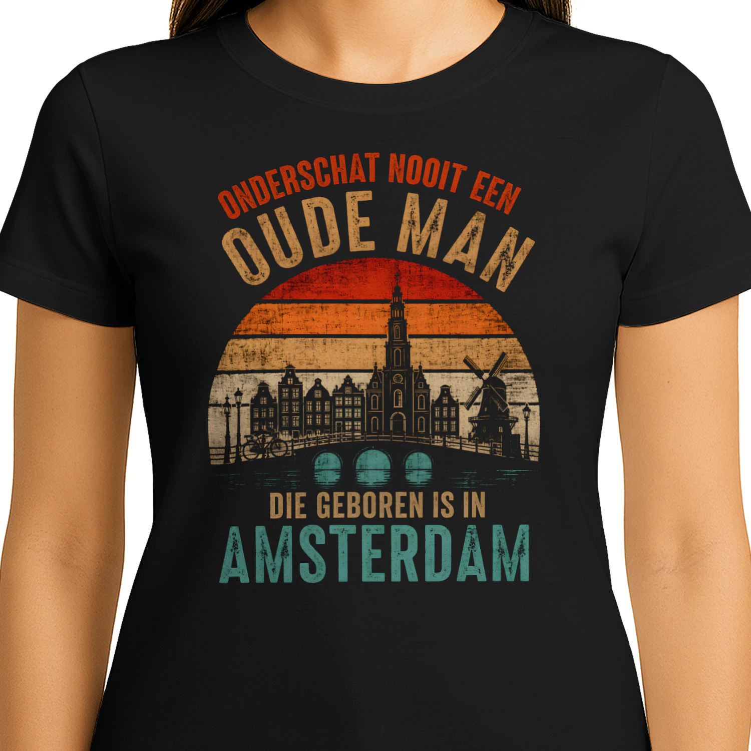 ONDERSCHAT NOOIT EEN OUDE MAN DIE GEBOREN IS IN AMSTERDAM