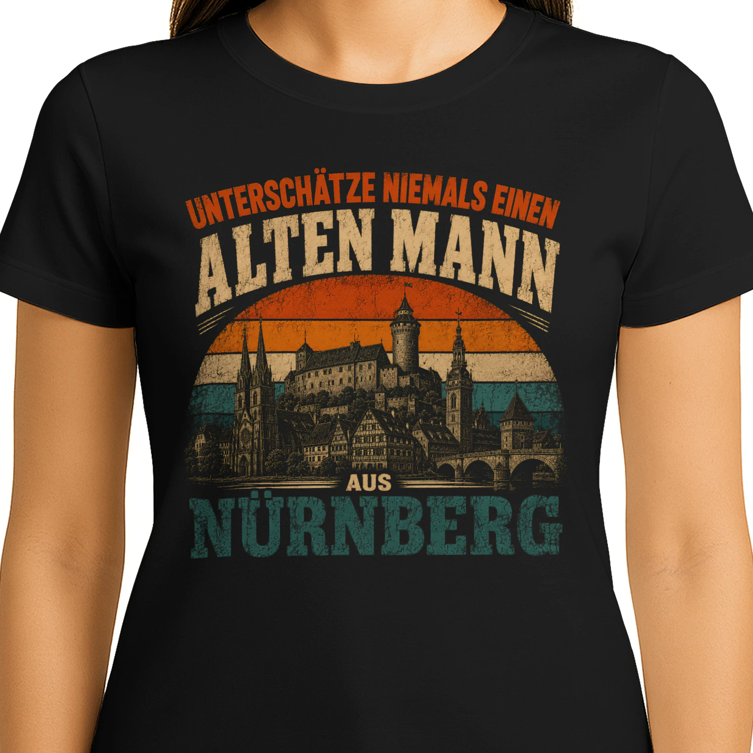 UNTERSCHÄTZE NIEMALS EINEN  ALTEN MANN  AUS  NÜRNBERG