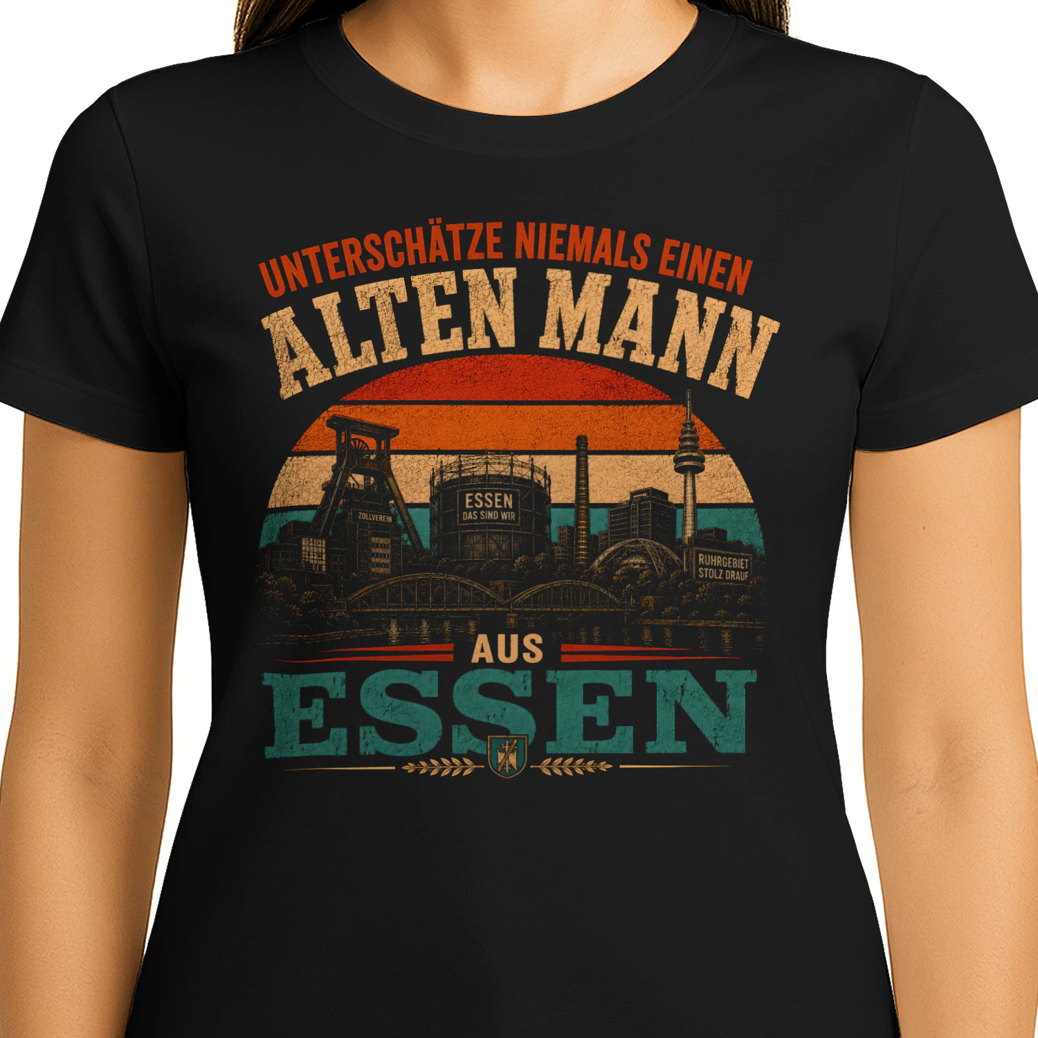 UNTERSCHÄTZE NIEMALS EINEN  ALTEN MANN  AUS  ESSEN