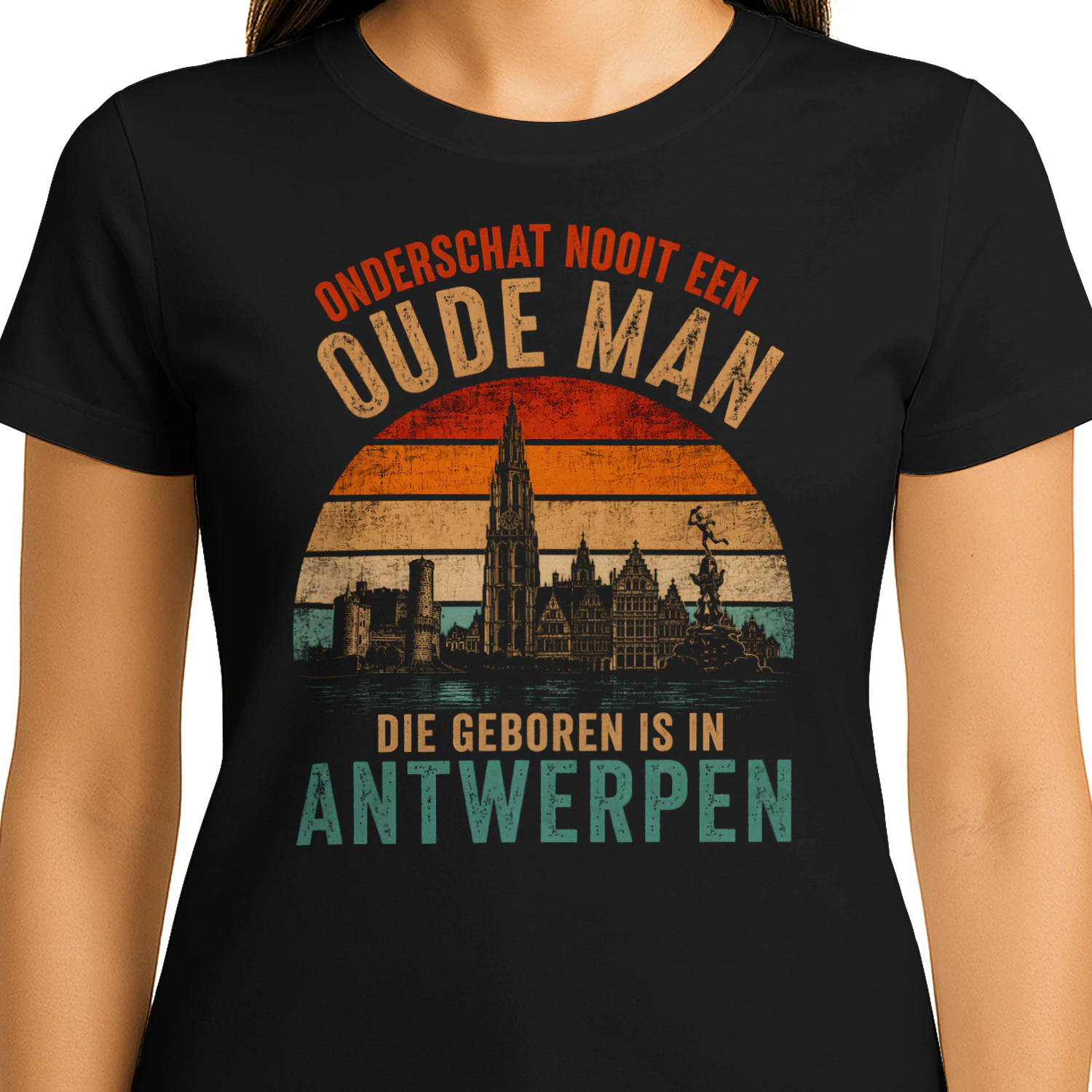 ONDERSCHAT NOOIT EEN OUWE MAN DIE GEBOREN IS IN ANTWERPEN