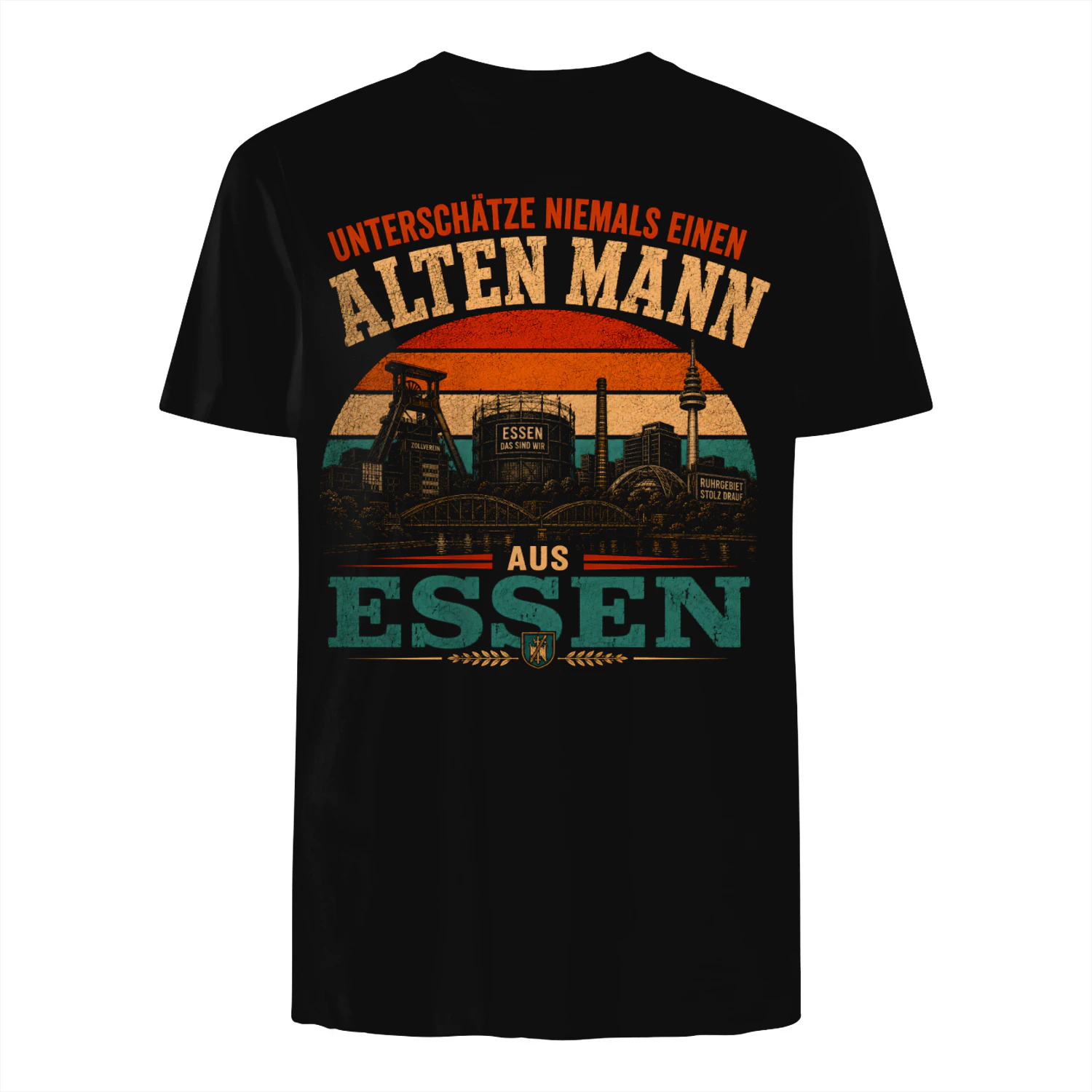 UNTERSCHÄTZE NIEMALS EINEN  ALTEN MANN  AUS  ESSEN