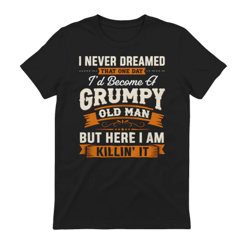 The Grumpy Tee Orange
