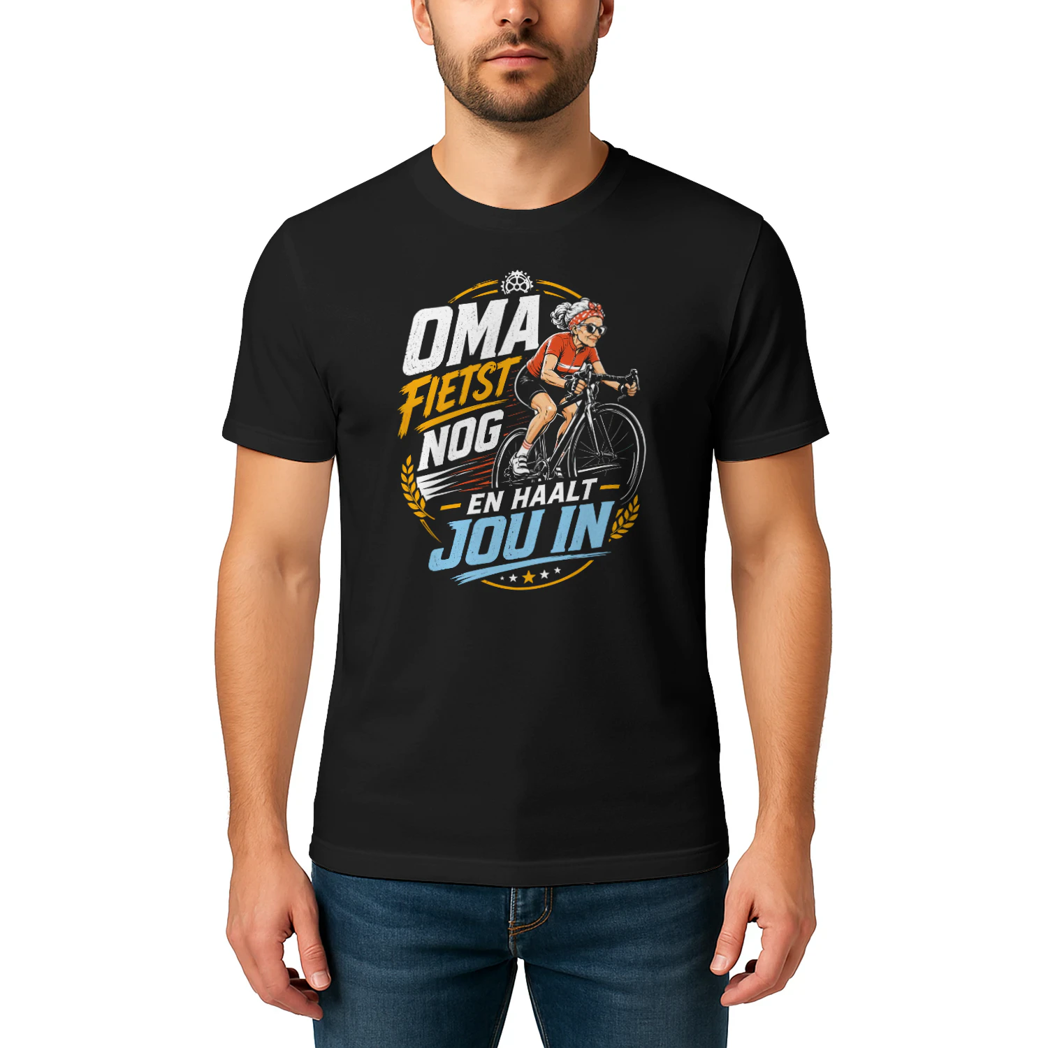 Oma Fietst Nog En Haalt Jou In T-shirt