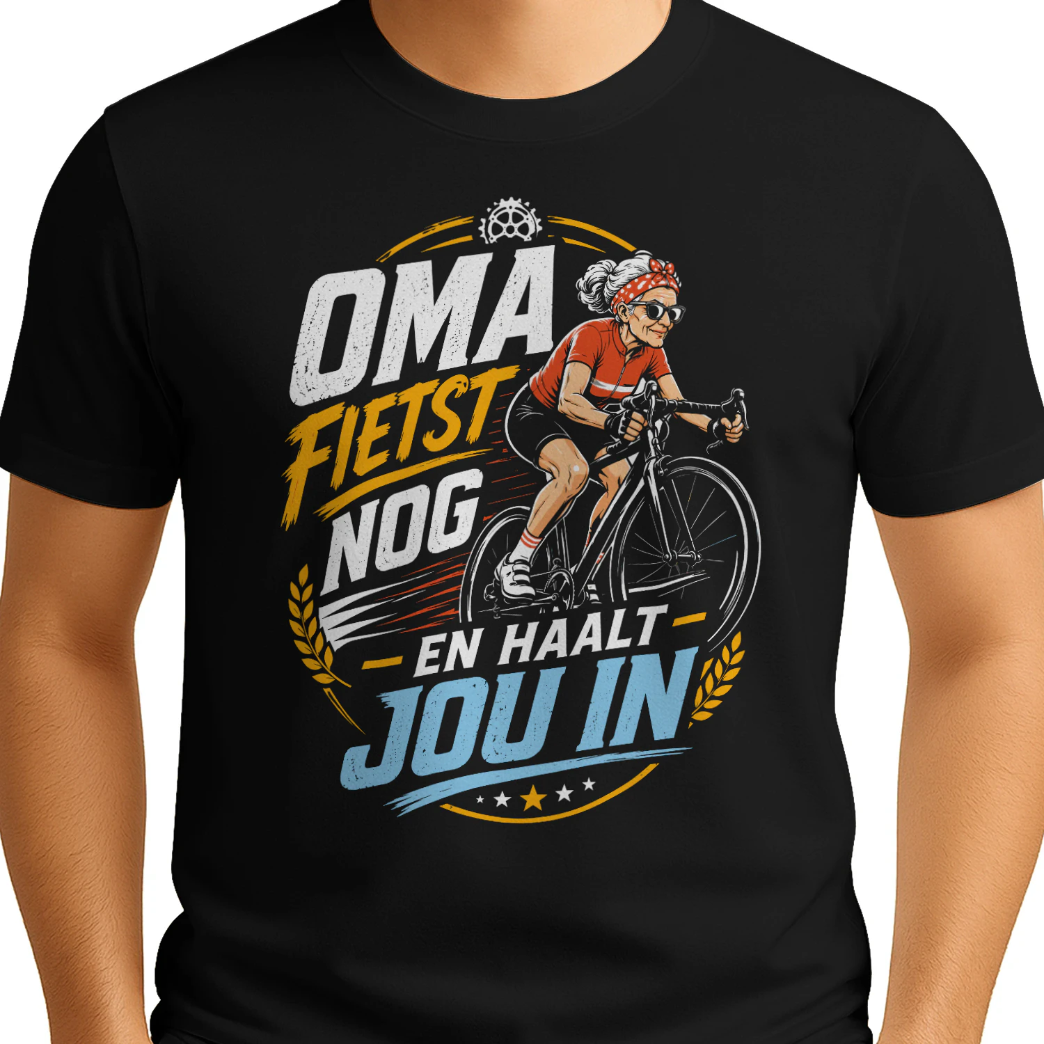 Oma Fietst Nog En Haalt Jou In T-shirt
