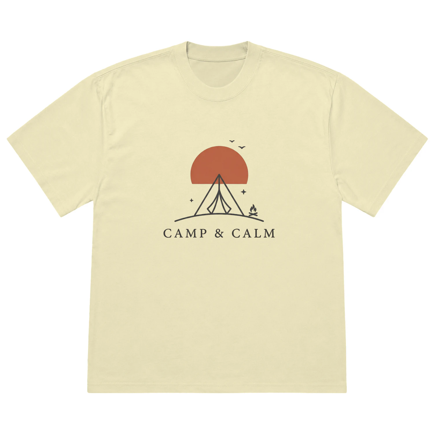 Camp & Calm Collection — Heavy Oversized T-Shirt | Light Edition 