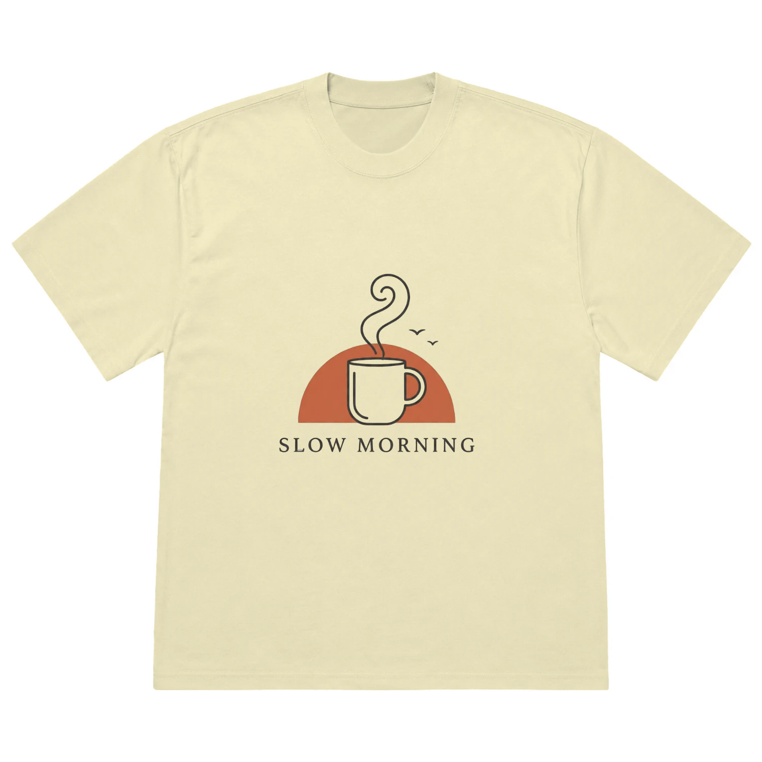 Slow Morning — Heavy Oversized T-Shirt | Light Edition