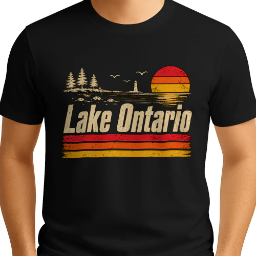 Lake Ontario Vintage Sunset