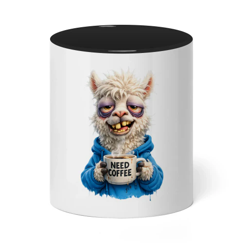 Llama need coffee