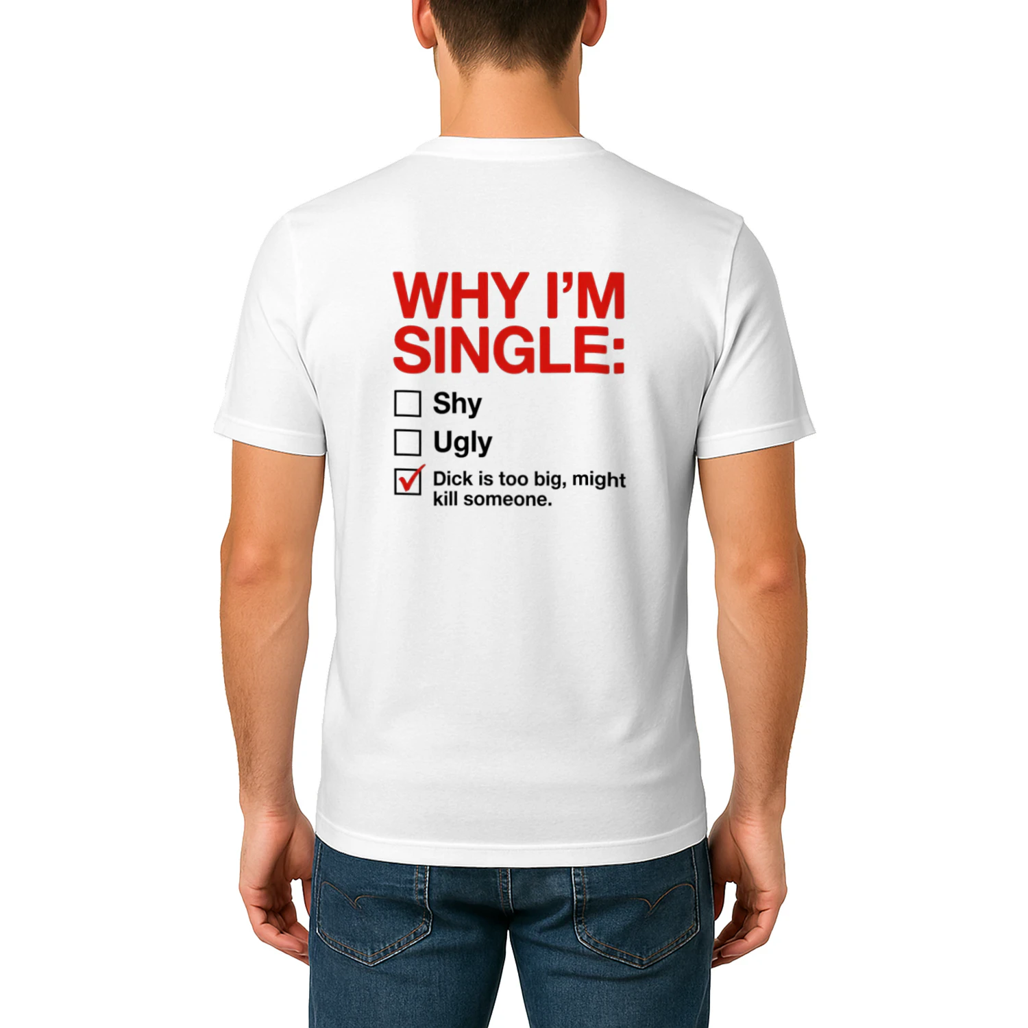 Why I'm Single Funny Adult Humor T-Shirt