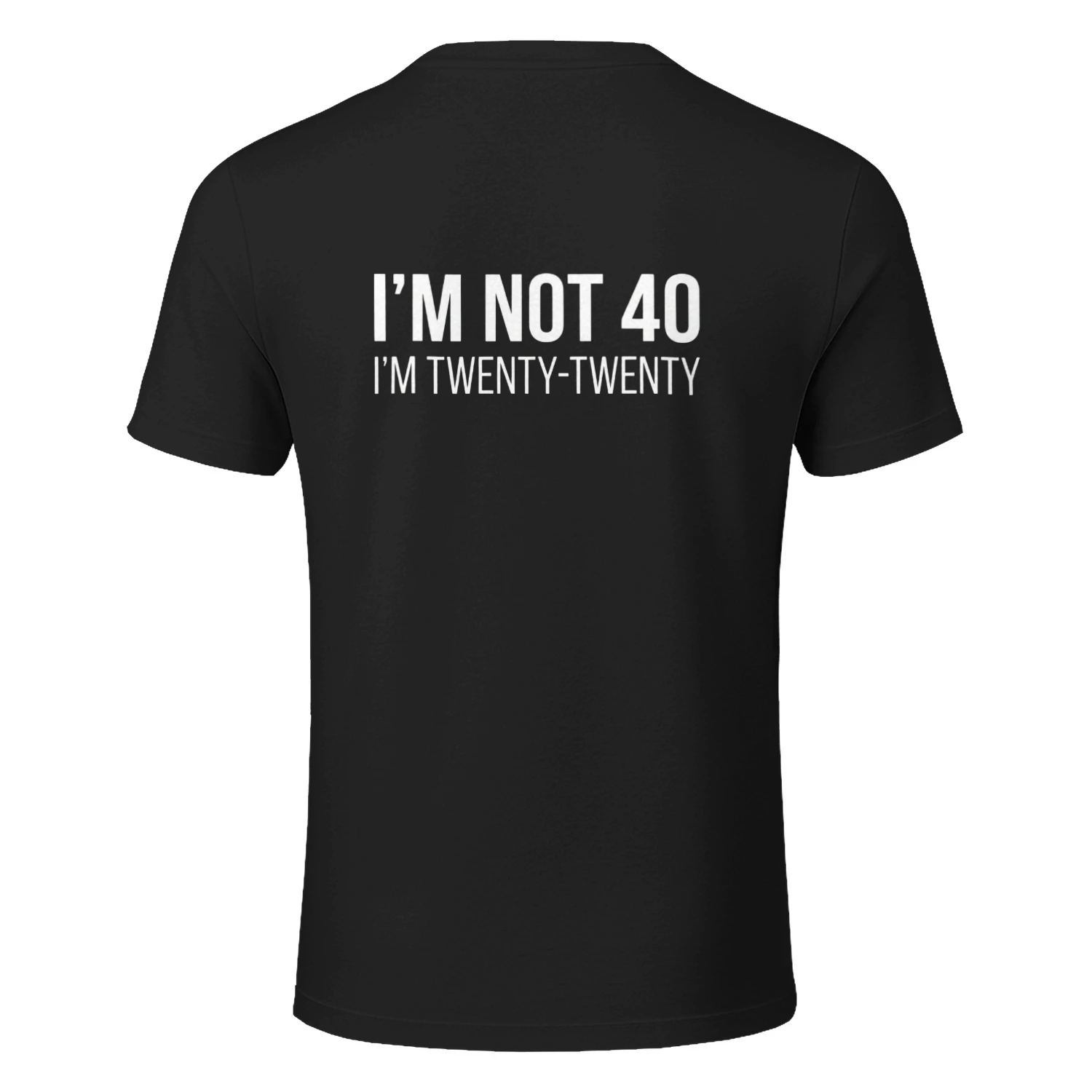 I'M NOT 40, I'M TWENTY-TWENTY Funny 40th Birthday Shirt